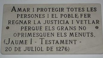 TESTAMENT JAUME I A ALZIRA