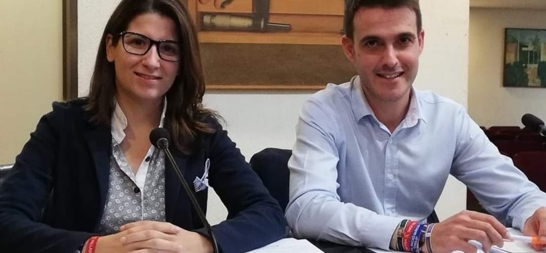 C. Aledón i M. Vidal de Ciudadanos Alzira