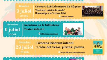Alcàntera de Xúquer ya protagoniza una amplia programación de actividades para llenar de cultura los meses de verano