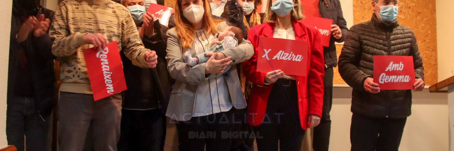gemma alos candidata al la secretaria alzireña