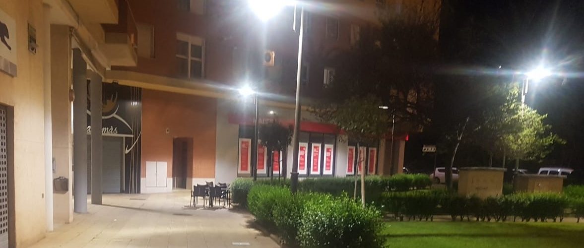 il.luminació LED a la plaça Corbeil Essonnes