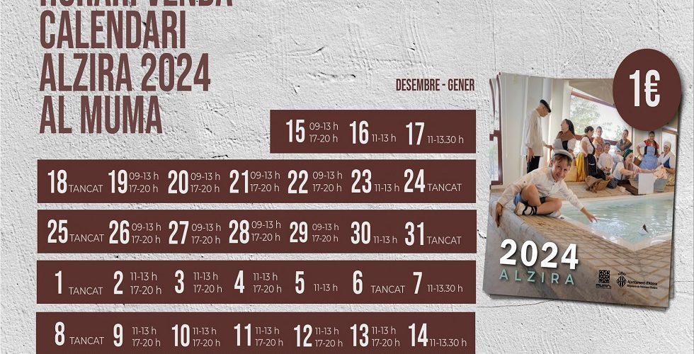 horari venda calendaris